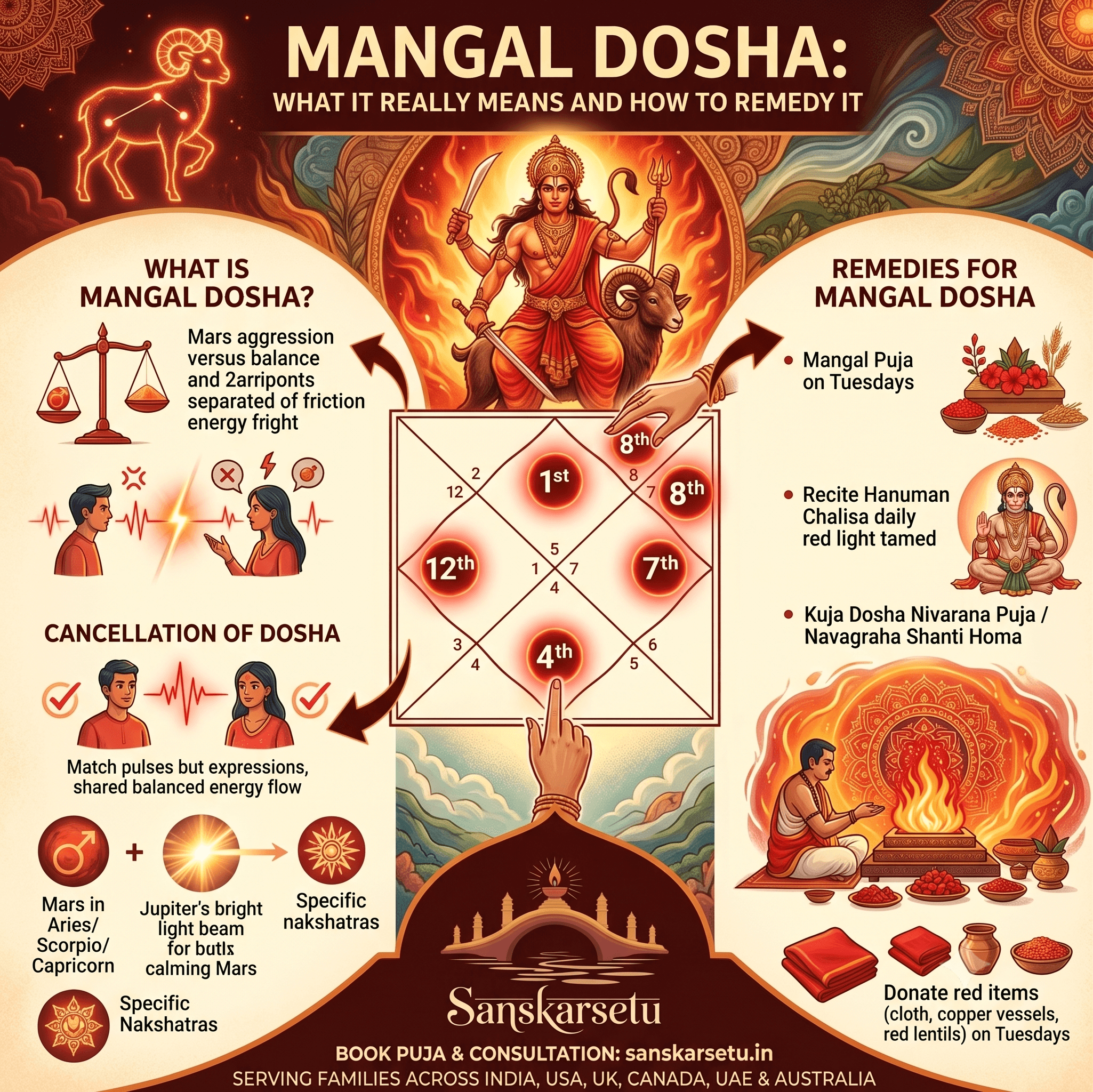 Mangal Dosha: What It Really Means and How to Remedy It